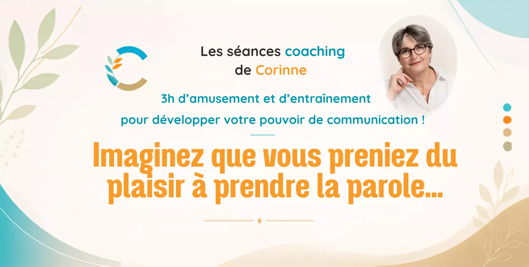 Bannière mini-site event - Prendre la parole